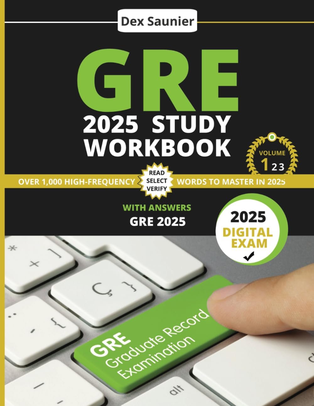 Book cover of GRE Study Workbook Vol. 1