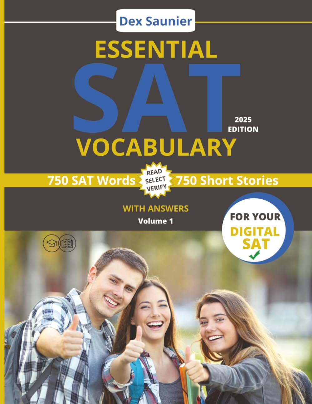 Book cover of Essential SAT Vocabulary 2025